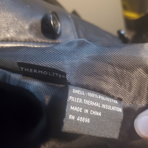 VINTAGE Gorgeous Tiboa Leathers jacket with removable liner size M - Picture 9 of 12